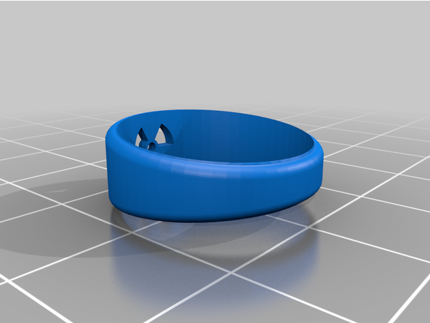 radiation bague 3D print model - Mito3D