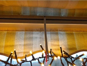slot cintre lumières roll up store Soleil ombre Noël lumière agrafe marquage parasol 3d print model - Mito3D