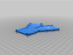 fiume modulo ponte tavolo terreno wargaming warhammer 40k fantasia 3d print model - Mito3D