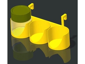 skadis support gießen les schneidet couleur tamiya Farbe Ikea Skadis 3d print model - Mito3D