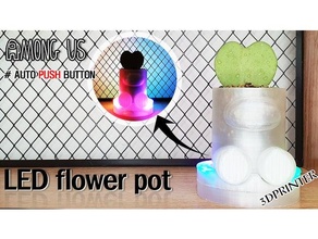 us LED fleur pot arduino ws2812 3d print model - Mito3D
