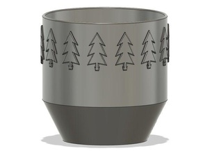 xmas tree bowl christmas 3d print model - Mito3D