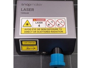 snapmaker 20 laser lens cover cap 3d print model - Mito3D