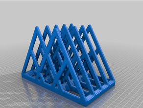 kesme yazı tahtası kurutma raf 4 yuvalar 3d print model - Mito3D