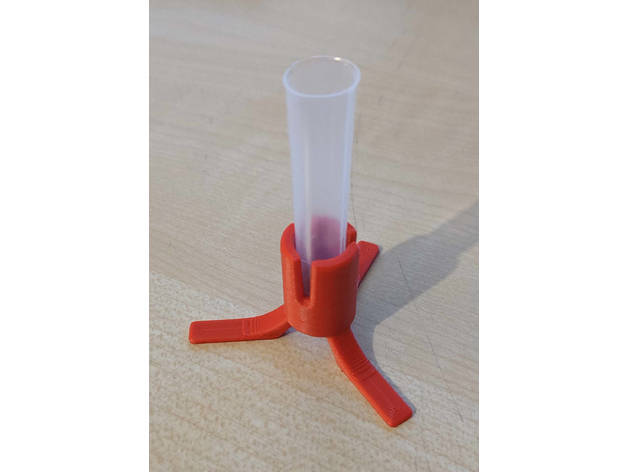 covid-19 test sample tube holder covid covid19 19 stand 3D print model - Mito3D