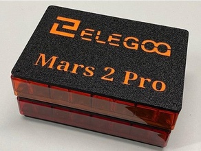 stapable tampa Elegoo resina tanque plástico versão Marte pró 2 Plástico sla deckel 3d print model - Mito3D