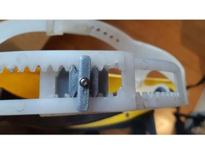 trimmer Brushcutter casco regolazione 3d print model - Mito3D
