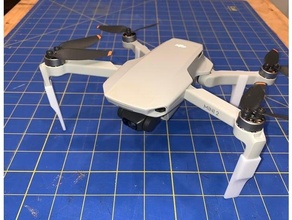 dji Mini 2 Ausrüstung Erweiterungen Landung 3d print model - Mito3D