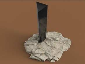 monolith mistery 3d print model - Mito3D
