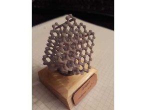 graphite lattice model 3d print model - Mito3D