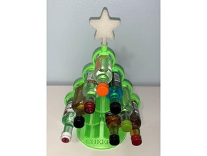 12 journées acclamation mini alcool bouteille arbre avion l'alcool bouteilles 3d print model - Mito3D