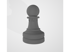 greek pawn chess piece art 3d print model - Mito3D