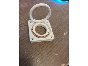 cup turner bearing pvc fitting pipe 3d print model - Mito3D