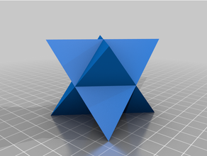 stellated octahedron 3d print model - Mito3D