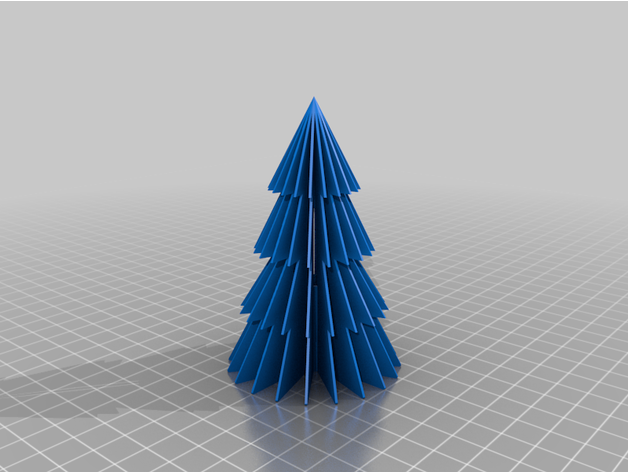 Noël arbre thé lumières 3D print model - Mito3D