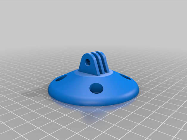 gopro screw type temel 3D print model - Mito3D