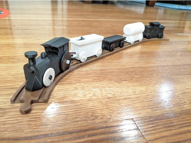 elektrisch Zug einstellen lillabo brio Spuren Ikea Modell Spielzeug 3D print model - Mito3D