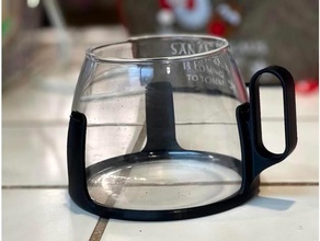 kitchenaid coffee grinder jar handle 3d print model - Mito3D