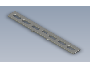 Vertikale blind Oberer höher Unterstützung 3d print model - Mito3D