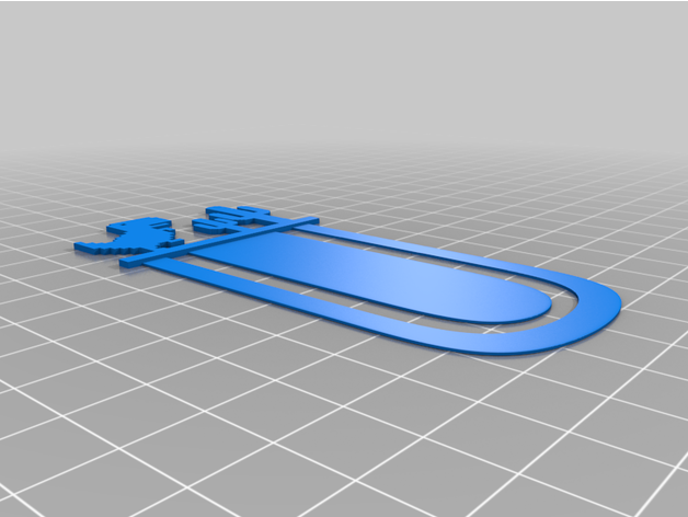 t rex marca páginas 3D print model - Mito3D