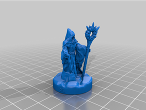 dark wizard 28mm support free 28mmscale 32mm dnd dnd5e mini miniature dungeon dungeons dragons evil frostgrave good mage miniatures monk necromancer supports pathfinder rpg priest roleplaying game sorcerer stranger summoner supportless tabletop games gaming 3d print model - Mito3D