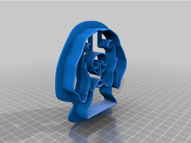 biscoito cortador cão Cortador vizsla paz cardel 3D print model - Mito3D