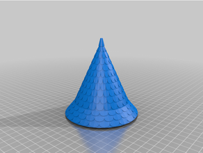 almena cono para gran exin castillos 3d print model - Mito3D