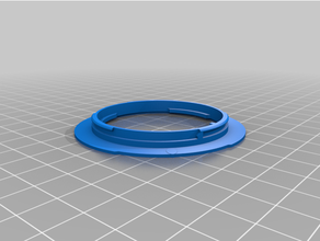 adaptador anel cânone contax yashica efs lente 3d print model - Mito3D