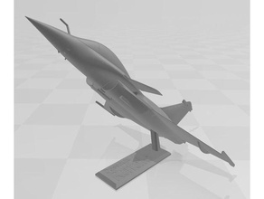 dassault ráfaga escritorio modelo juguete combatiente jet 3d print model - Mito3D
