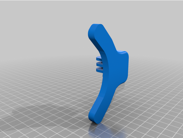 nexx helmet chin pro mount gopro 3D print model - Mito3D