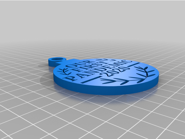 pandemic coaster holder christmas 3D print model - Mito3D