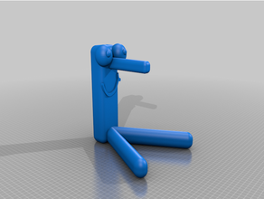 doug headphone stand headphones hanger holder 3d print model - Mito3D