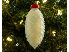 pinecone ornament chrismas holiday 3d print model - Mito3D