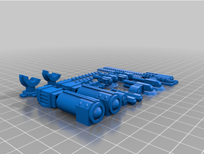 gaslands bits gaslandsrefueled weapon 3d print model - Mito3D