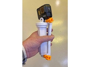 sefie bastão longo vasemodo gopro Iphone phone selfie telescópio vaso modo 3d print model - Mito3D
