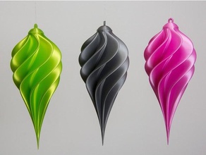Noel ağaç sarmal süs binmek dekorasyon dekorasyonlar süsler dekoratif vazo mod 3d print model - Mito3D