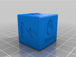 atômico camarão dados d6 jogos 3d print model - Mito3D