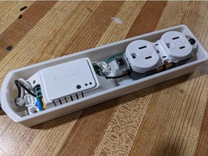 sonoff basic r3 power strip 3d print model - Mito3D