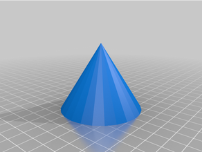 simple test cone 3d print model - Mito3D