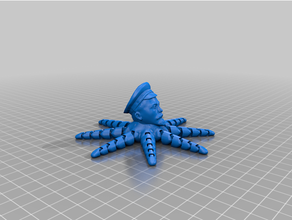 octofelix cute octopus dzerzhinsky felix kgb nkvd putin 3d print model - Mito3D
