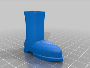 elf kovboy bot ayakkabı 3d print model - Mito3D