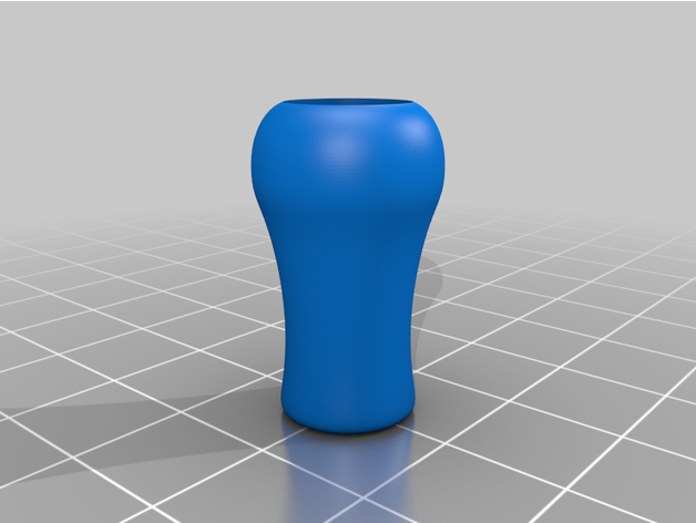 levolor florero forma plastico borla 3D print model - Mito3D