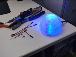 factorio Labor LED Lampe rev 1 3d print model - Mito3D