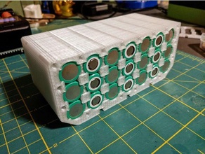bateria caso bainha navalha lambreta 18650 suporte 3d print model - Mito3D
