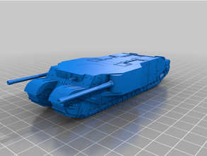 infantry tank 3d print model - Mito3D