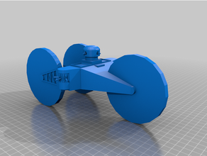 czar tanque simples ww1 ww2 wwii 3d print model - Mito3D