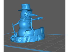 snothro dungeon explore snowman super tabletop 3d print model - Mito3D