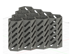 hex storage rack 3d print model - Mito3D
