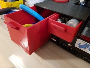 izquierda ender 3 almacenamiento caja calibrar espacio crealidad cajón Pro ender3 3d print model - Mito3D