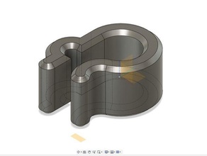 corto veloce filamento clip 3d print model - Mito3D